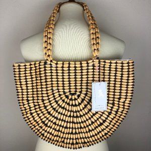 Rachel Ashwell Womens Boho Beaded Purse Bag NWT